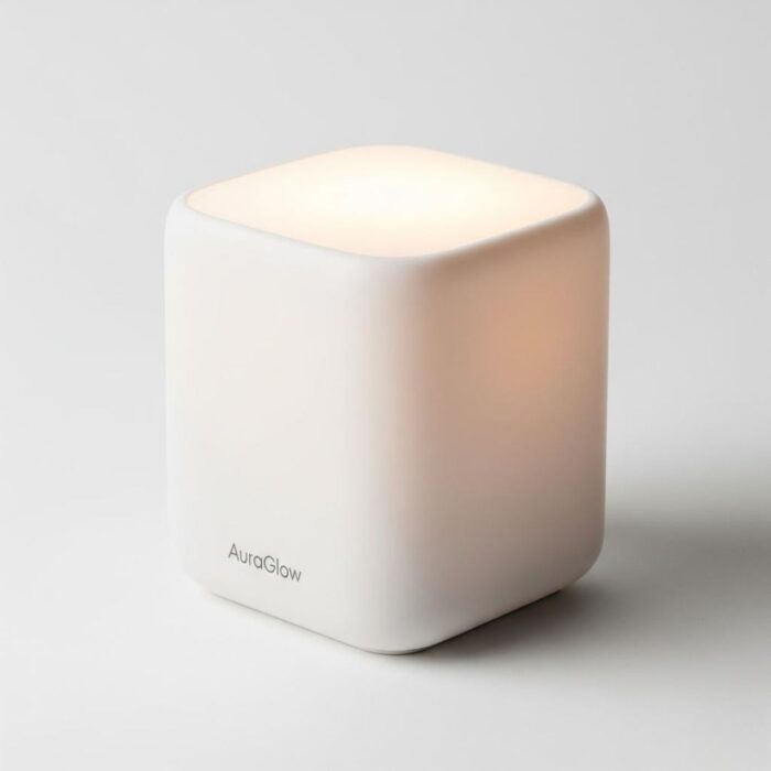 AuraGlow Ceramic Touch Lamp
